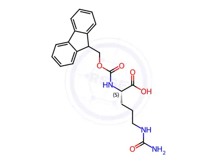 Chemical structure of Nα-[(9H-Fluoren-9-ylmethoxy)carbonyl]-L-citrulline