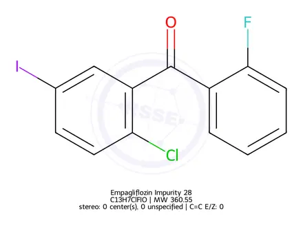 Chemical structure of Empagliflozin Impurity 560
