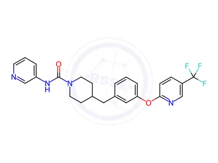 Chemical structure of PF 3845