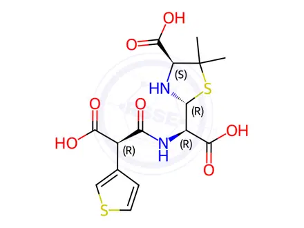 Chemical structure of Ticarcillin Impurity D(EP)