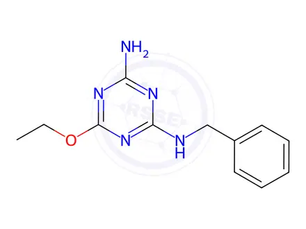 Chemical structure of N2-Benzyl-6-ethoxy-1,3,5-triazine-2,4-diamine