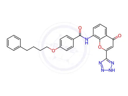 Chemical structure of Pranlukast