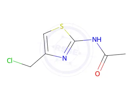 Chemical structure of 2-Acetamido-4-(chloromethyl)-1,3-thiazole