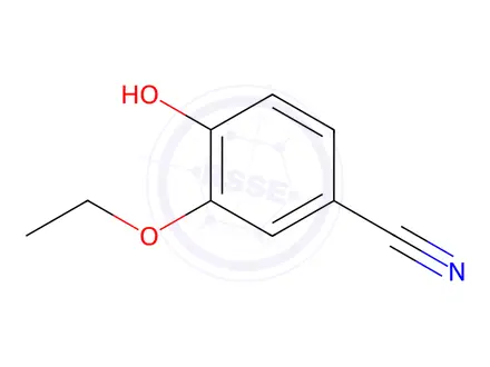 Chemical structure of 3-Ethoxy-4-hydroxybenzonitrile