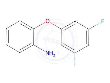 Chemical structure of 2-(3,5-Difluorophenoxy)aniline