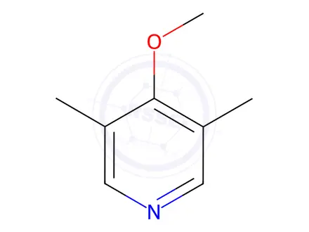 Chemical structure of 3,5-dimethyl-4-methoxypyridine