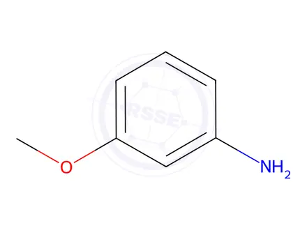 Chemical structure of 3-Anisidine