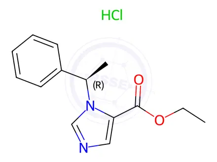 Chemical structure of Etomidate Hydrochloride