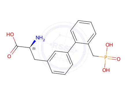 Chemical structure of (S)-2-Amino-3-(2'-(phosphonomethyl)-[1,1'-biphenyl]-3-yl)propanoic Acid