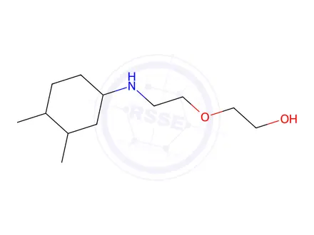 Chemical structure of 2-(2-((3,4-Dimethylcyclohexyl)amino)ethoxy)ethan-1-ol
