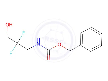 Chemical structure of Benzyl (2,2-difluoro-3-hydroxypropyl)carbamate