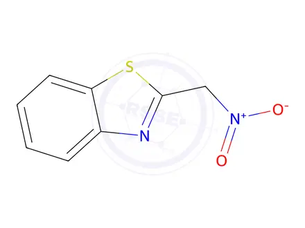 Chemical structure of Benzothiazole, 2-(nitromethyl)-(6CI,7CI,8CI,9CI)