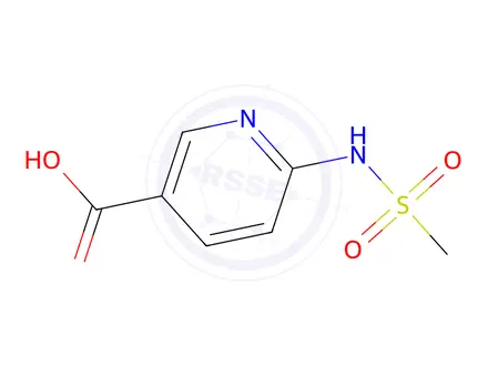 Chemical structure of 6-methanesulfonamidopyridine-3-carboxylic Acid