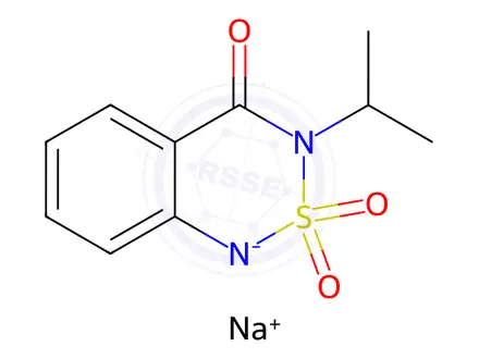 Chemical structure of Bentazone Sodium