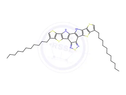 Chemical structure of 3,9-Diundecyl-12,13-dihydro-[1,2,5]thiadiazolo[3,4-e]thieno[2'',3'':4',5']thieno[2',3':4,5]pyrrolo[3,2-g]thieno[2',3':4,5]thieno[3,2-b]indole