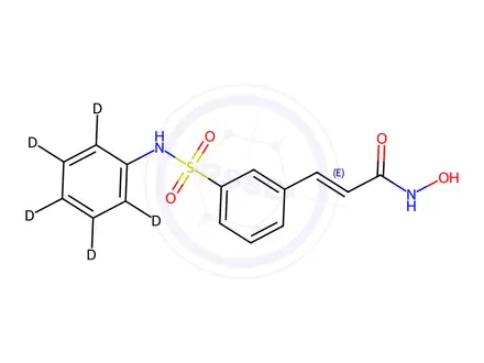 Chemical structure of Belinostat-d5