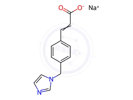 Chemical structure of Sodium Ozagrel