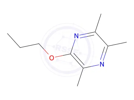 Chemical structure of Pyrazine, trimethylpropoxy-(9CI)