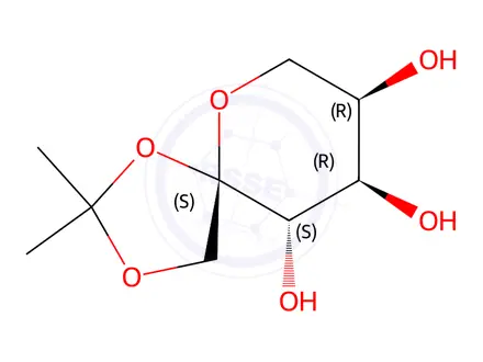 Chemical structure of Topiramate Impurity 7