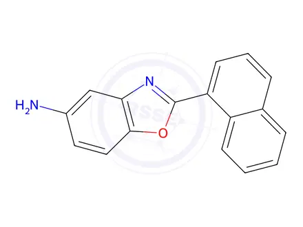 Chemical structure of 2-(Naphthalen-1-yl)benzo[d]oxazol-5-amine