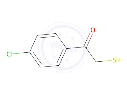 Chemical structure of 1-(4-Chlorophenyl)-2-mercaptoethanone
