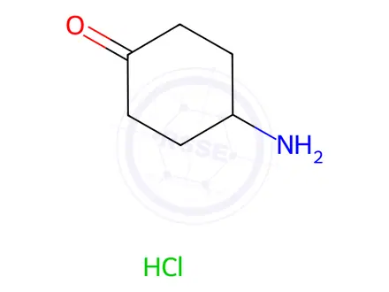 Chemical structure of 4-aminocyclohexanone hydrochloride
