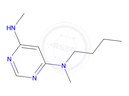 Chemical structure of n4-butyl-n4,n6-dimethylpyrimidine-4,6-diamine