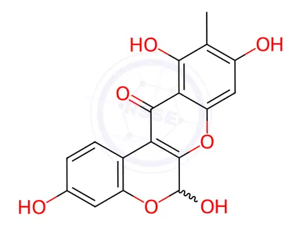 Chemical structure of Boeravinone E