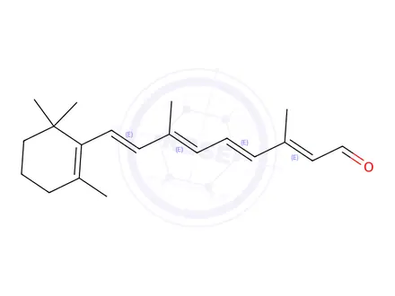 Chemical structure of all-trans-Retinal