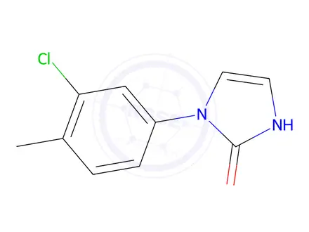 Chemical structure of 1-(3-chloro-4-methylphenyl)-2,3-dihydro-1H-imidazol-2-one