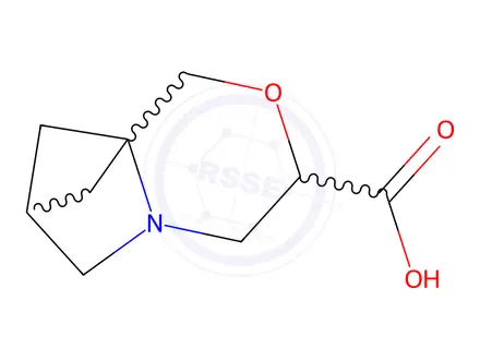 Chemical structure of 3-oxa-6-azatricyclo[6.1.1.01,6]decane-4-carboxylic acid