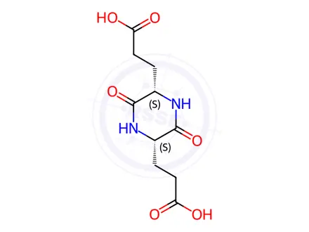 Chemical structure of Cyclo(-Glu-Glu)