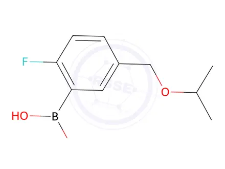 Chemical structure of (2-Fluoro-5-(isopropoxymethyl)phenyl)boronic acid