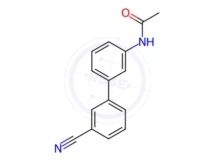 Chemical structure of N-(3'-Cyano[1,1'-biphenyl]-3-yl)acetamide