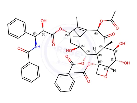 Chemical structure of 6α-Hydroxy paclitaxel