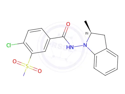 Chemical structure of Indapamide Impurity 30