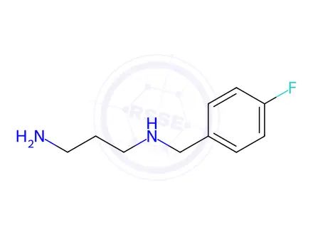 Chemical structure of N-(4-Fluorobenzyl)propane-1,3-diamine
