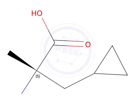 Chemical structure of (S)-2-Amino-3-cyclopropyl-2-methylpropanoic acid