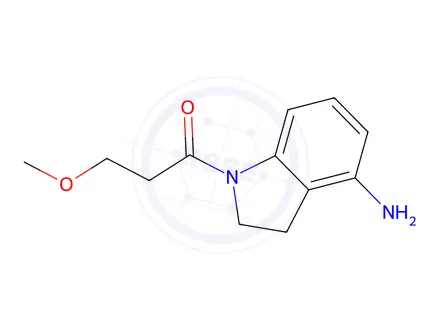 Chemical structure of 1-(4-Aminoindolin-1-yl)-3-methoxypropan-1-one