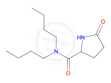 Chemical structure of N,N-dibutyl-5-oxopyrrolidine-2-carboxamide