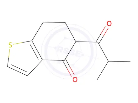 Chemical structure of 5-Isobutyryl-6,7-dihydrobenzo[b]thiophen-4(5h)-one