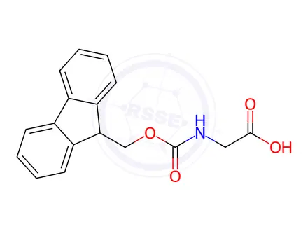 Chemical structure of Fmoc-Gly-OH