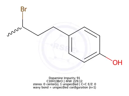 Chemical structure of Dopamine Impurity 165