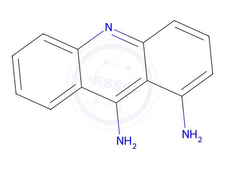 Chemical structure of 1,9-Acridinediamine