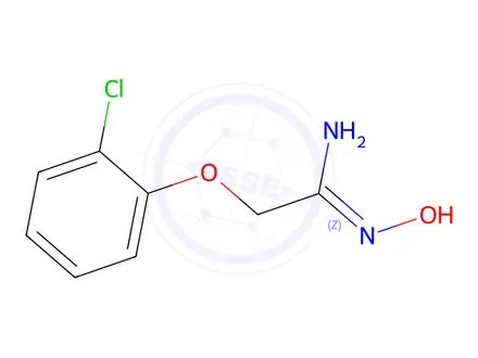 Chemical structure of (Z)-2-(2-Chlorophenoxy)-N'-hydroxyacetimidamide