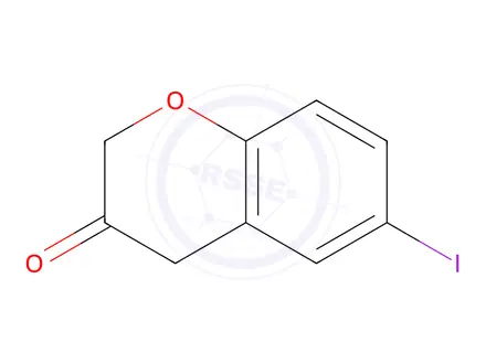 Chemical structure of 6-Iodochroman-3-one