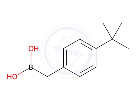 Chemical structure of [(4-tert-Butylphenyl)methyl]boronic acid