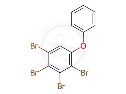 Chemical structure of 2,3,4,5-Tetrabromodiphenyl ether