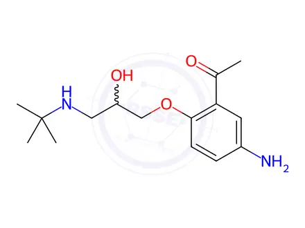 Chemical structure of Celiprolol Impurity 1 (Celiprolol EP Impurity A)