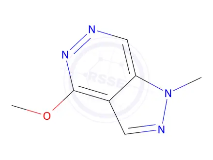 Chemical structure of 4-Methoxy-1-methyl-1H-pyrazolo[3,4-d]pyridazine